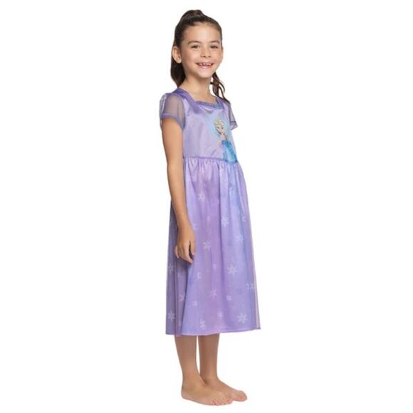 Disney Girl’s Frozen Elsa Fantasy Gown Blue Purple Size 6X NWT - Picture 9 of 9
